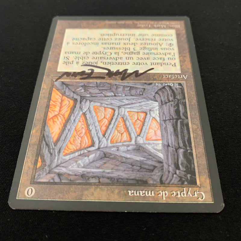 Mana Crypt (Book Insert) - Harper Prism Promos - NM, SIGNED