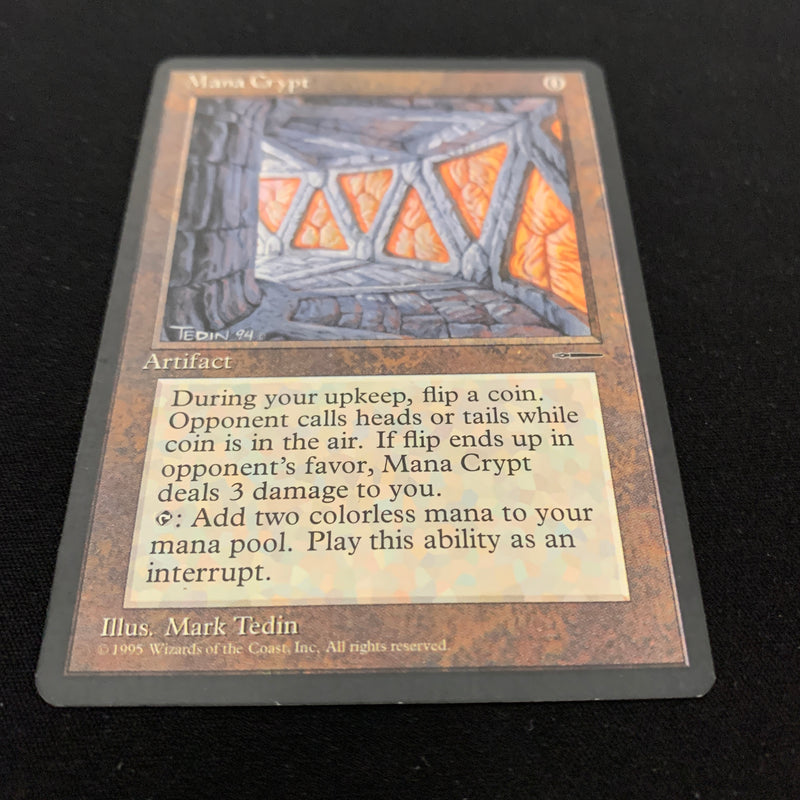 Mana Crypt (Book Insert) - Harper Prism Promos - EX