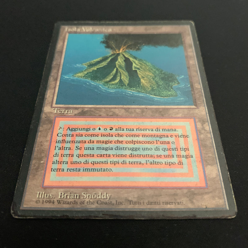 Volcanic Island - Foreign Black Bordered - Italian