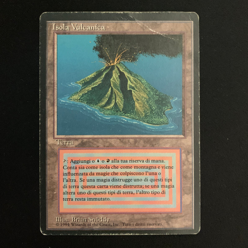 Volcanic Island - Foreign Black Bordered - Italian