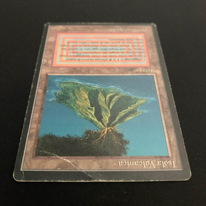 Volcanic Island - Foreign Black Bordered - Italian