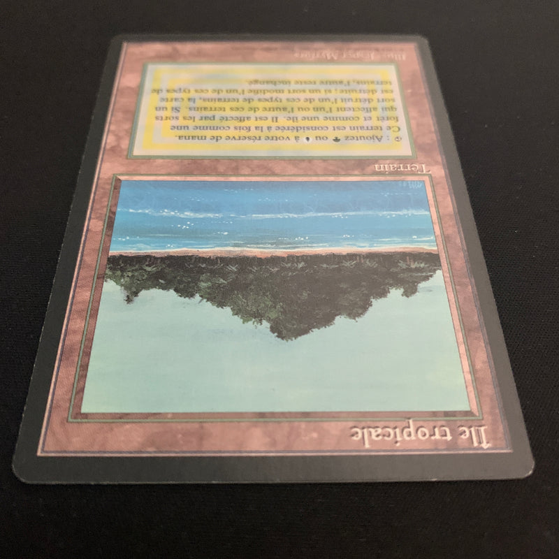 Tropical Island - Foreign Black Bordered - French