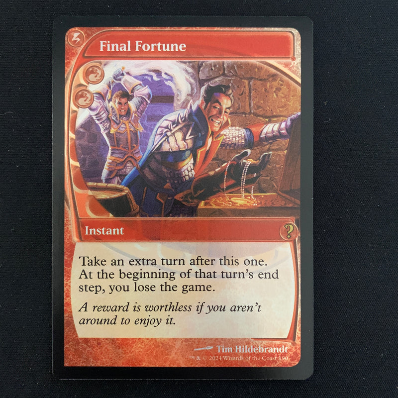 [FOIL] Final Fortune - Mystery Booster 2 - NM