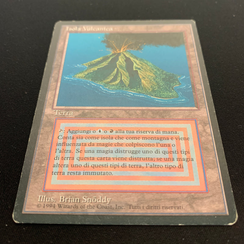 Volcanic Island - Foreign Black Bordered - Italian