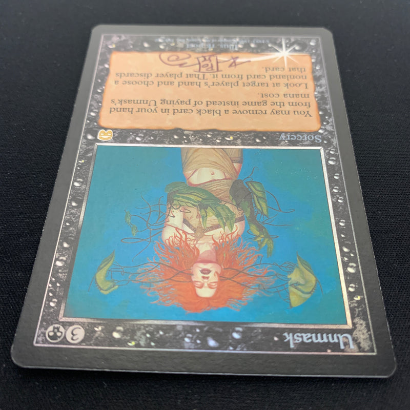 [FOIL] Unmask - Mercadian Masques - NM, SIGNED