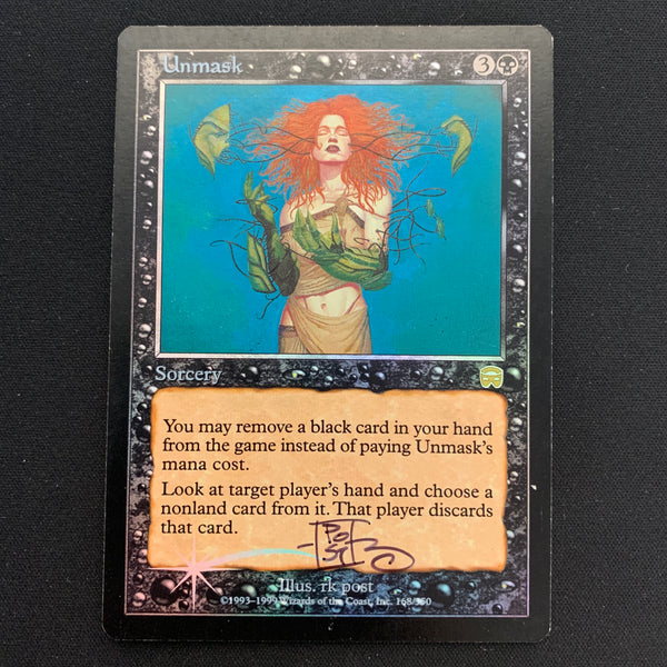 [FOIL] Unmask - Mercadian Masques - GD, SIGNED