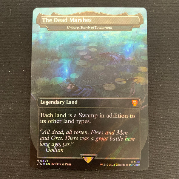 [FOIL] Urborg, Tomb of Yawgmoth (Surge Foil) - Commander: The Lord of the Rings: Tales of Middle-earth: Extras - NM