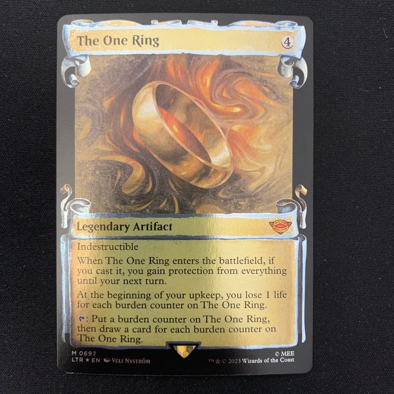 [FOIL] The One Ring (Silver Foil) - The Lord of the Rings: Tales of Middle-earth Holiday Release - NM