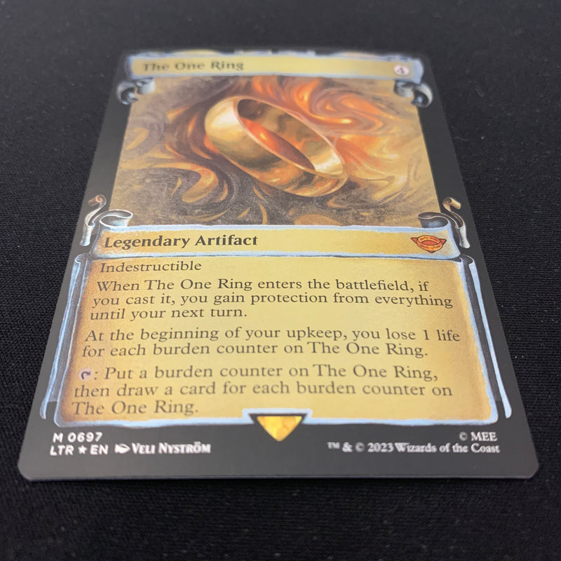 [FOIL] The One Ring (Silver Foil) - The Lord of the Rings: Tales of Middle-earth Holiday Release - NM