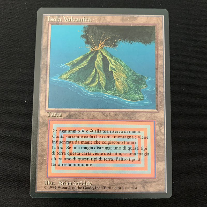 Volcanic Island - Foreign Black Bordered - Italian