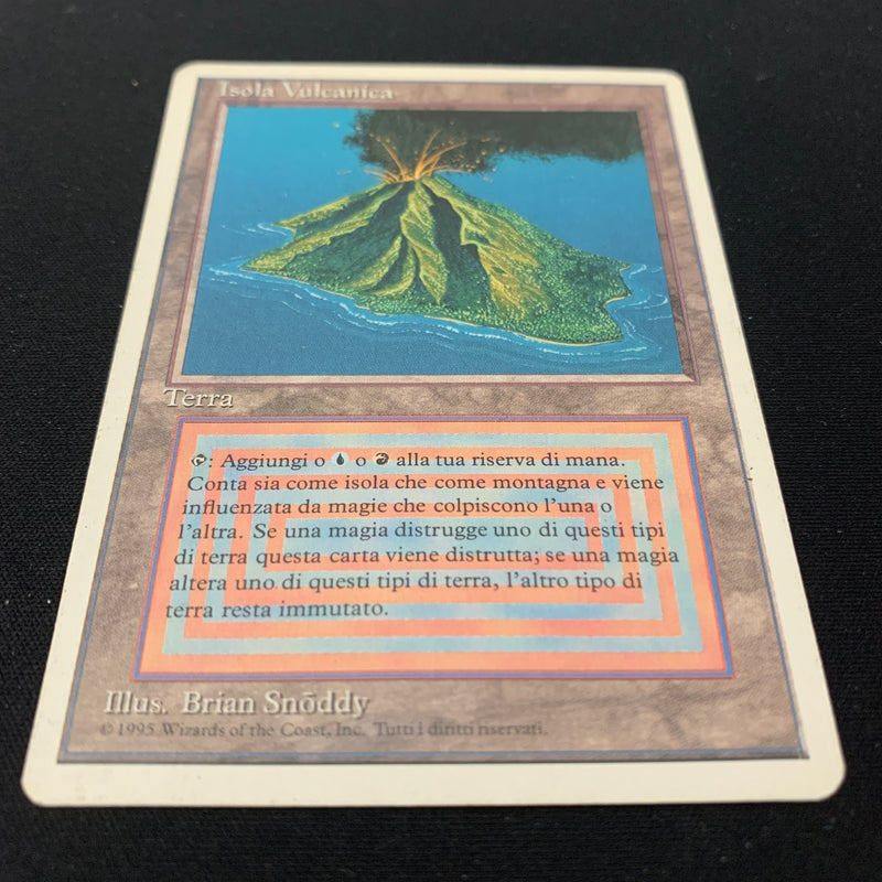 Volcanic Island - Foreign White Bordered - Italian