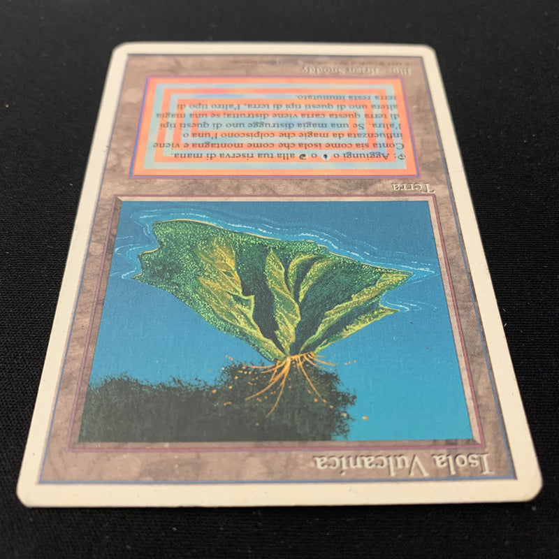 Volcanic Island - Foreign White Bordered - Italian