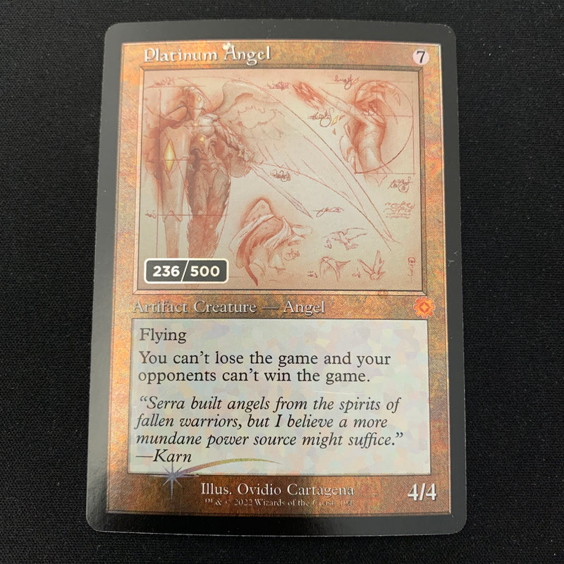 [FOIL] Platinum Angel (Serialized) - Retro Frame Artifacts - GD