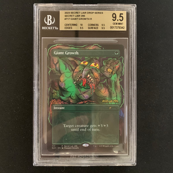 Giant Growth (Serialized) - MagicCon Products - BGS 9.5, 115/295