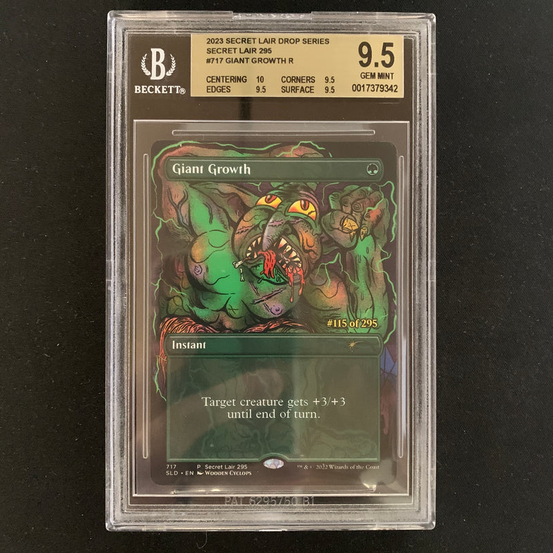 Giant Growth (Serialized) - MagicCon Products - BGS 9.5, 115/295