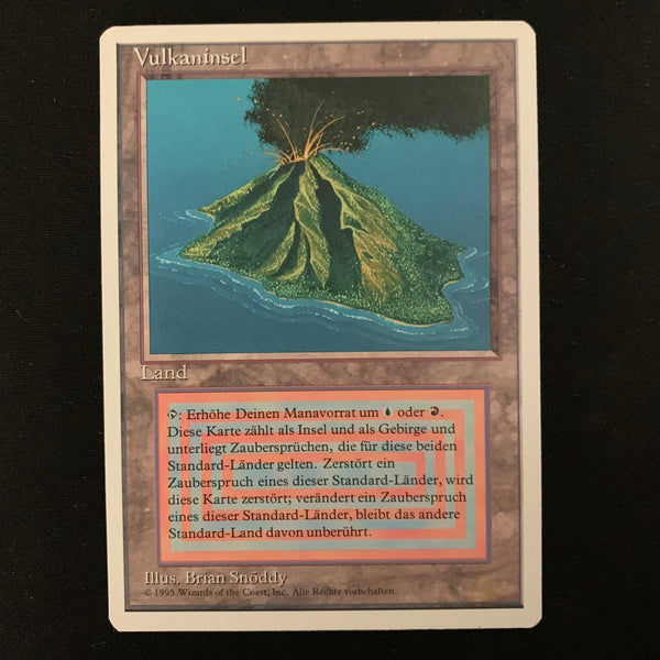 Volcanic Island - Foreign White Bordered - German