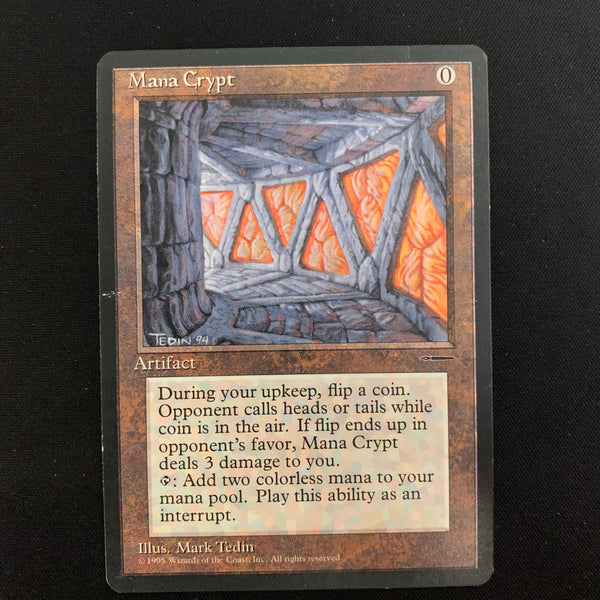 Mana Crypt (Book Insert) Harper Prism Promos GD, DENT Magic: The Gathering