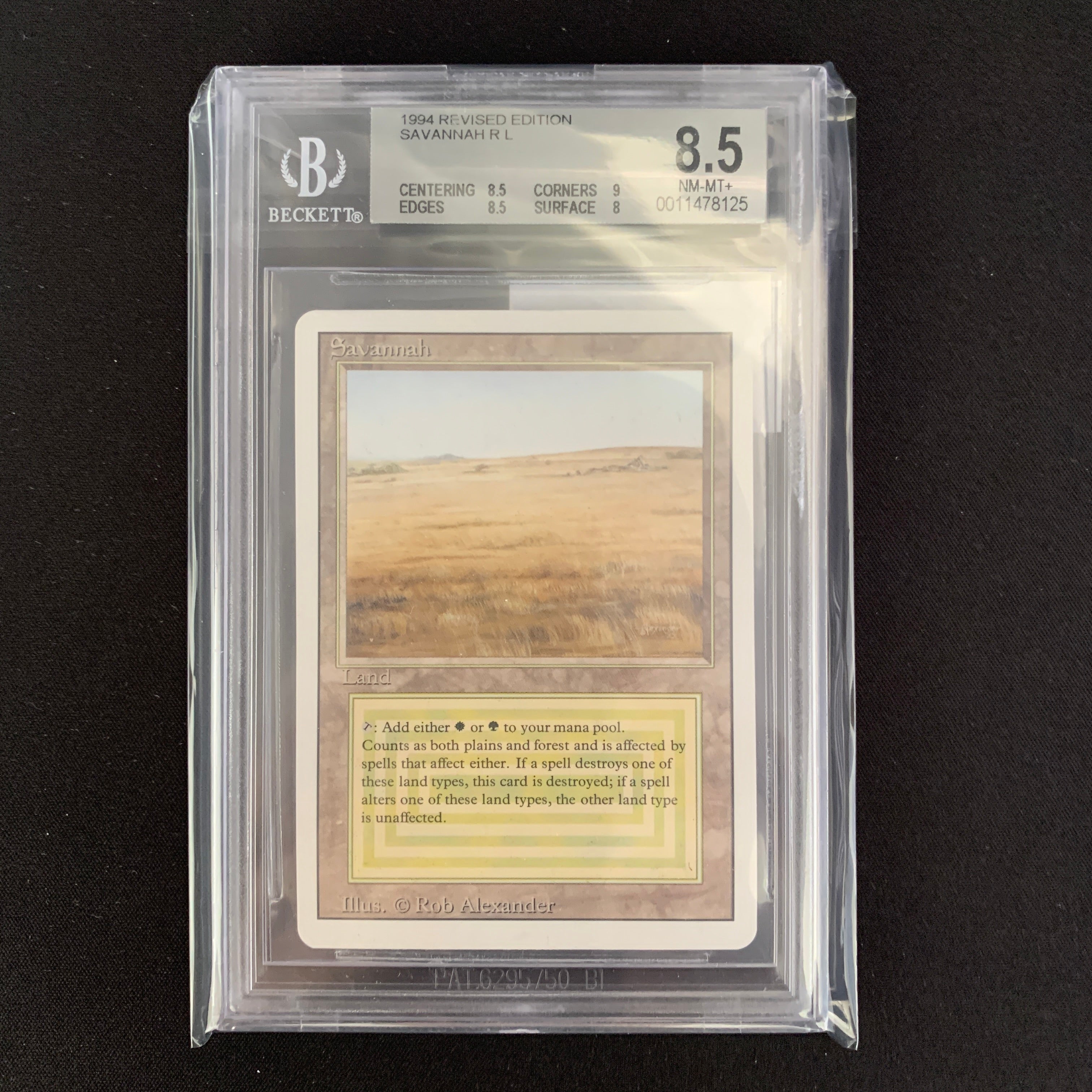 MTG Singles - Savannah - Revised - BGS 8.5 - 21588