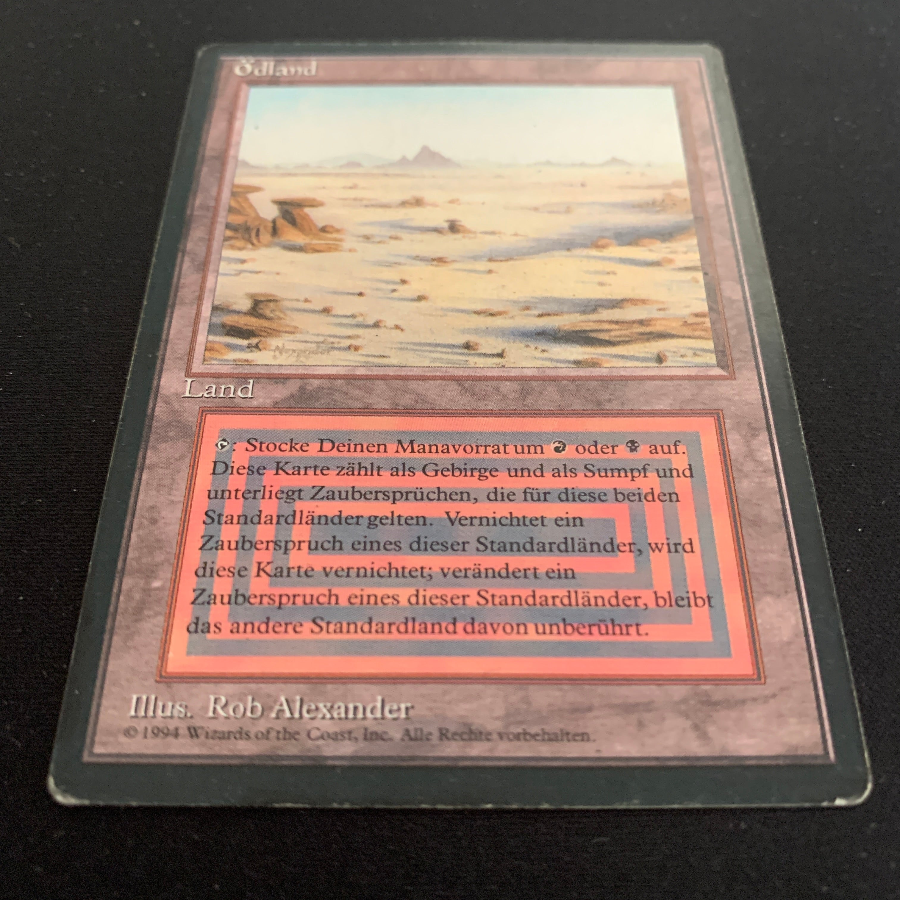 bad MTG lands List Reserved | Land Dual Vintage | MTG FWB Badlands デュアルランド 赤黒 1枚 イタリア語 マジック：ザ・ギャザリング