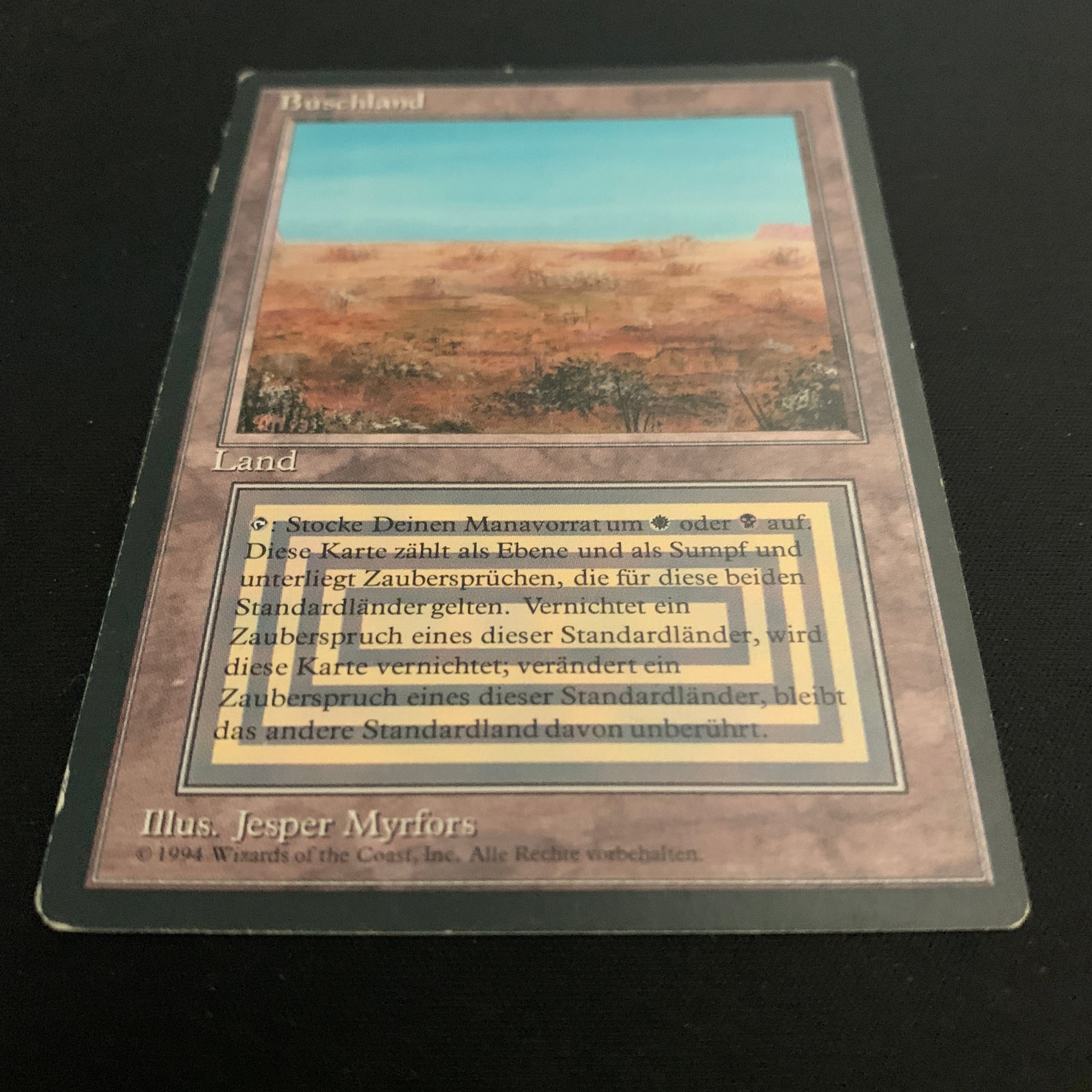 Scrubland - Foreign Black Bordered