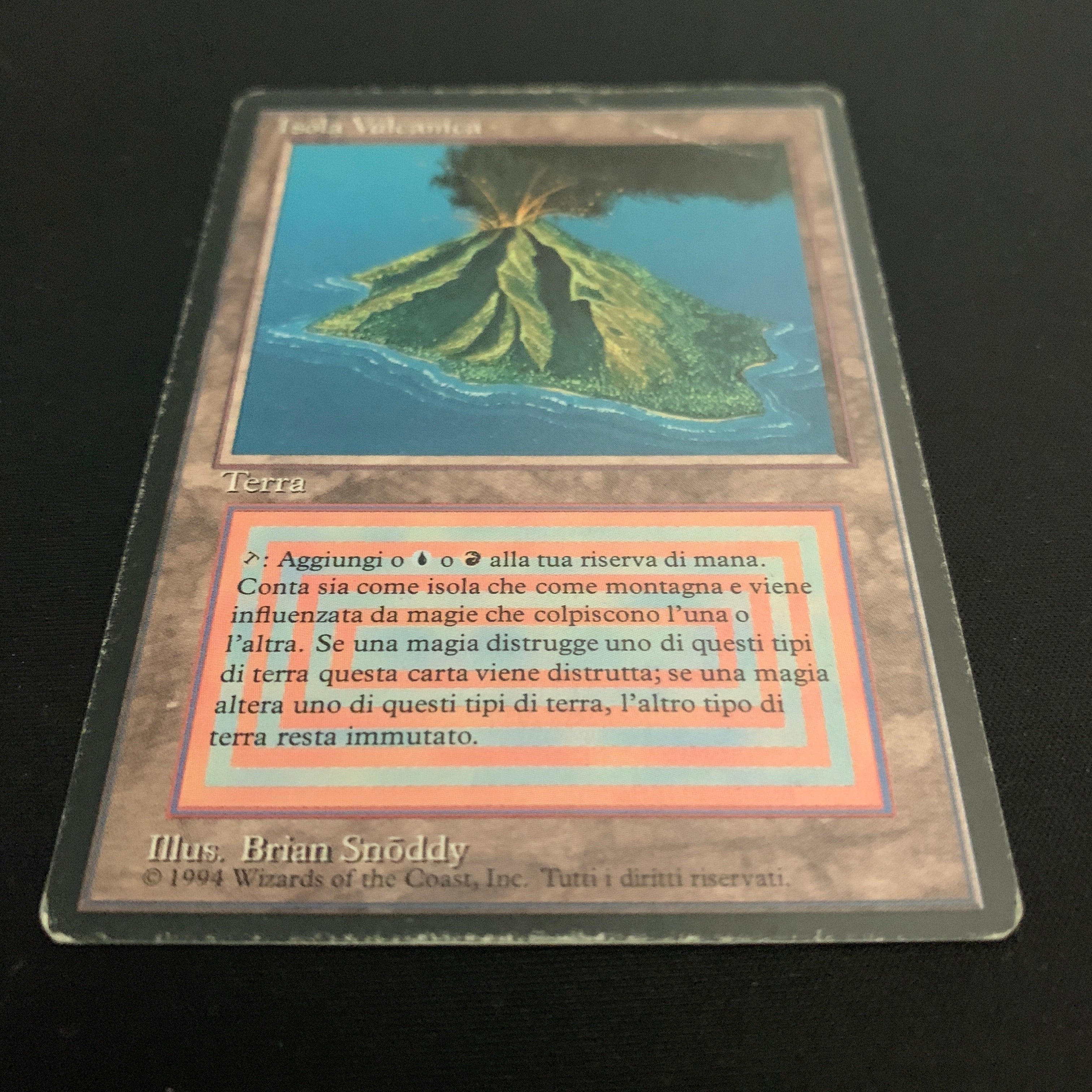 Volcanic Island - Foreign Black Bordered