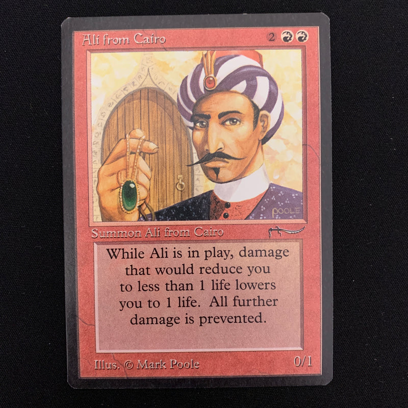 Magic the Gathering Ali From Cairo - Arabian Nights NM - 23119