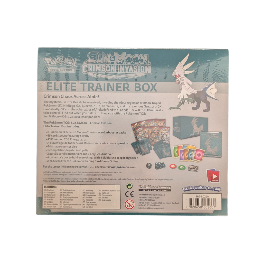 PTCG Sealed Product - Crimson Invasion Elite Trainer Box - Crimson Invasion - English - Sealed - 
