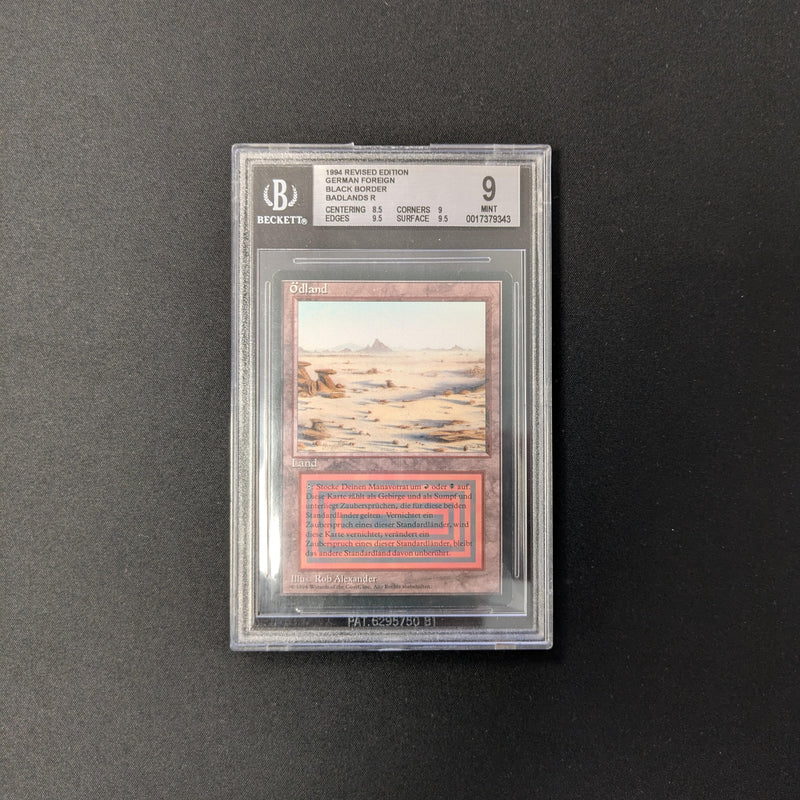 Magic the Gathering Badlands - Foreign Black Bordered - German BGS 9 - 23706