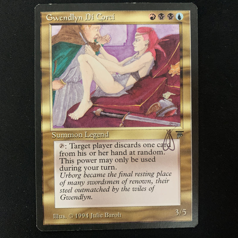 MTG Singles - Gwendlyn Di Corci - Legends - EX - SIGNED - 23898