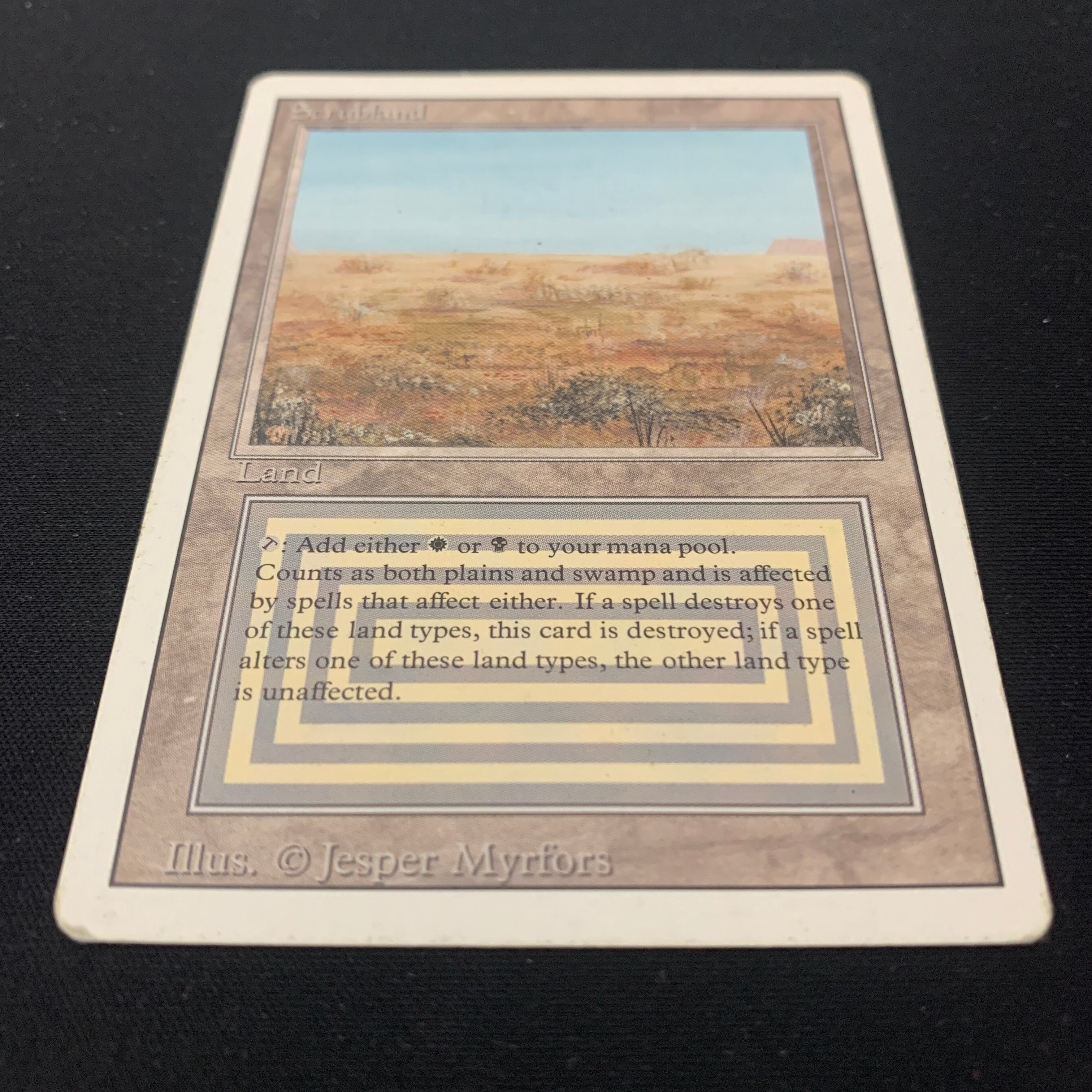MTG Singles - Scrubland - Revised - 