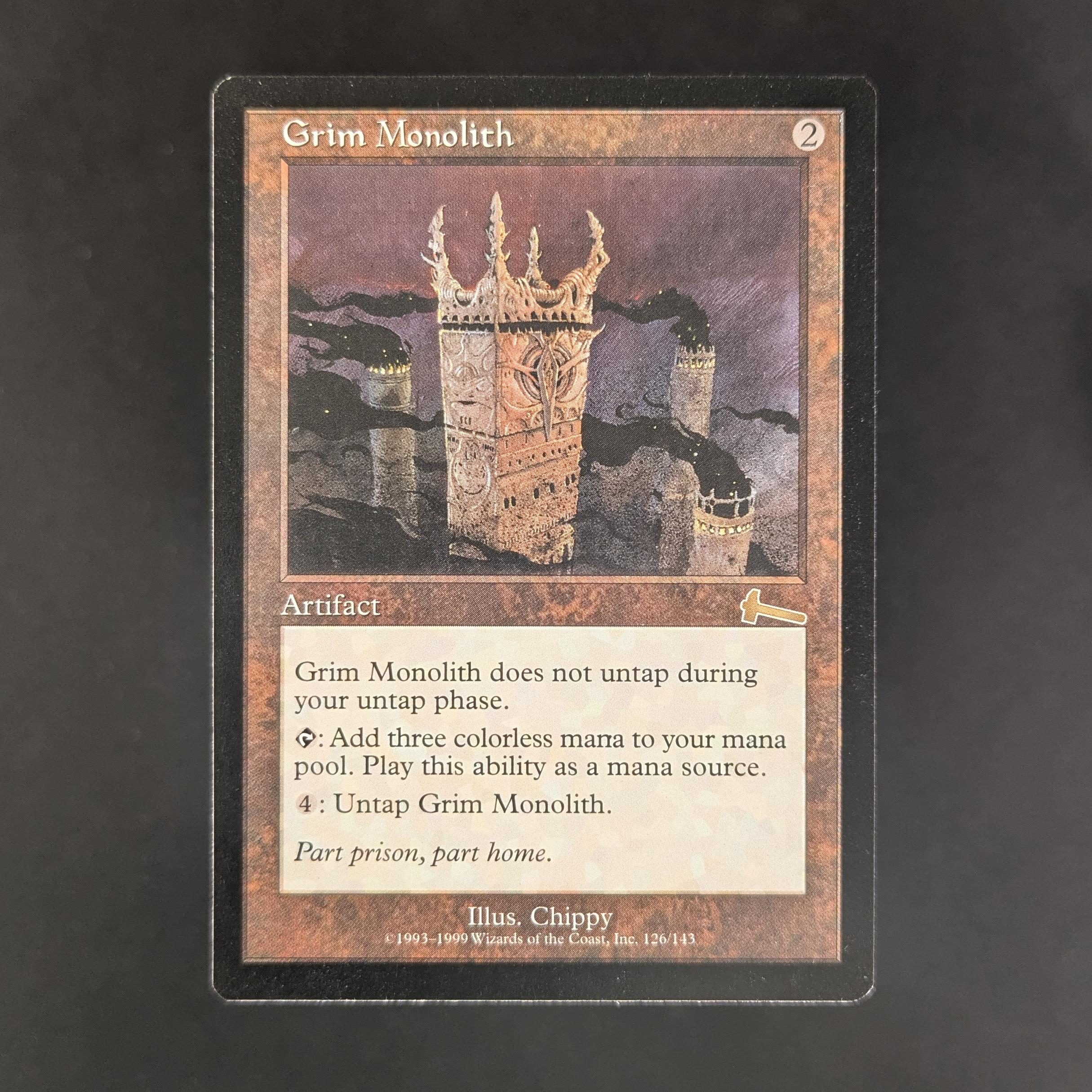 MTG Singles - Grim Monolith - Urza's Legacy - English - NM - 24090
