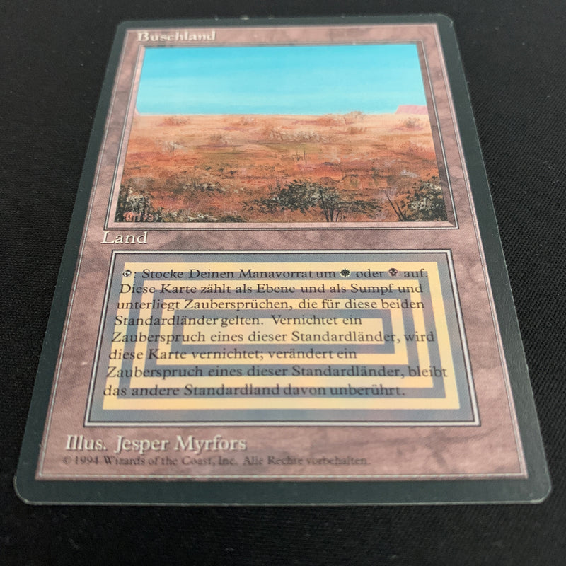 MTG Singles - Scrubland - Foreign Black Bordered - German - 