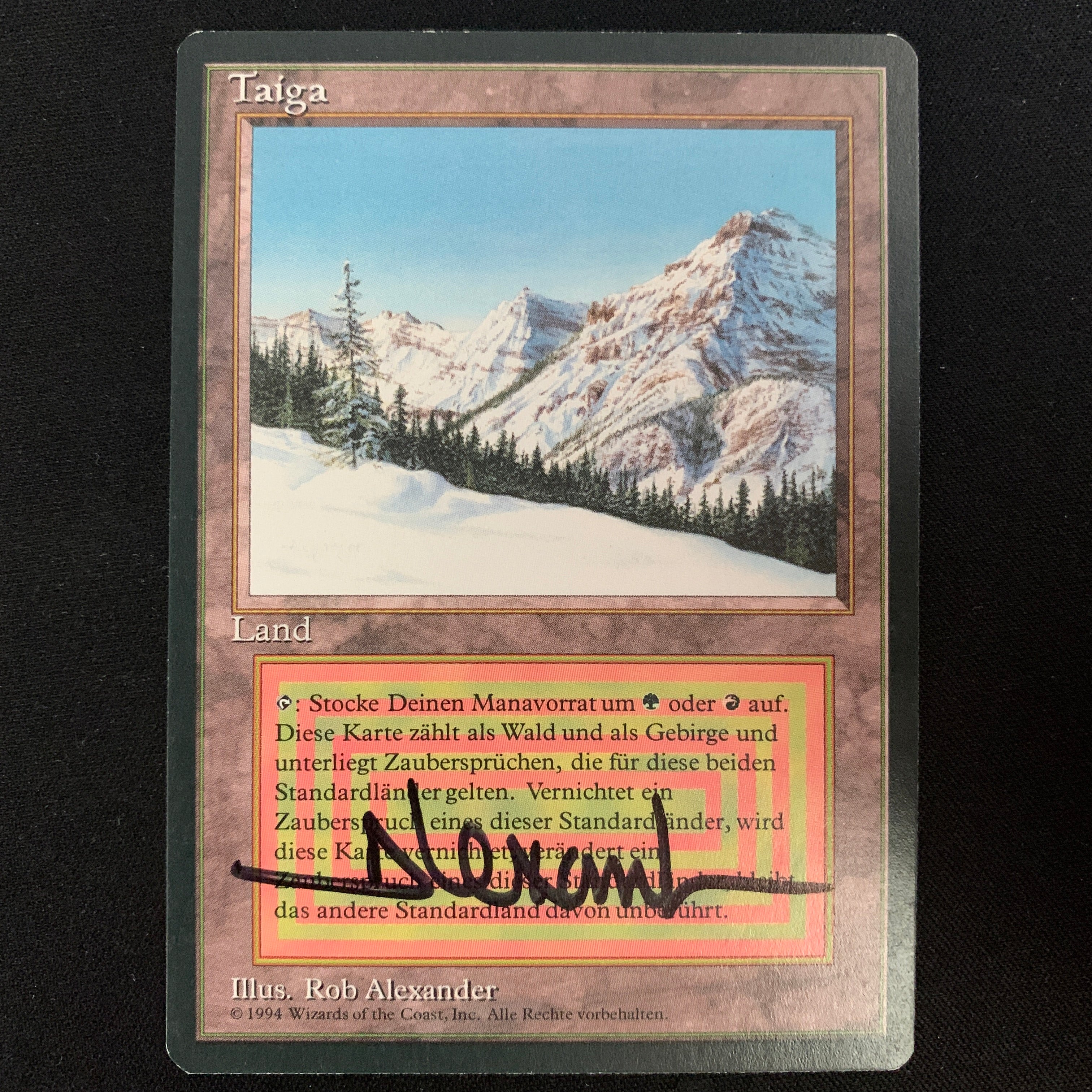 Taiga - Foreign Black Bordered