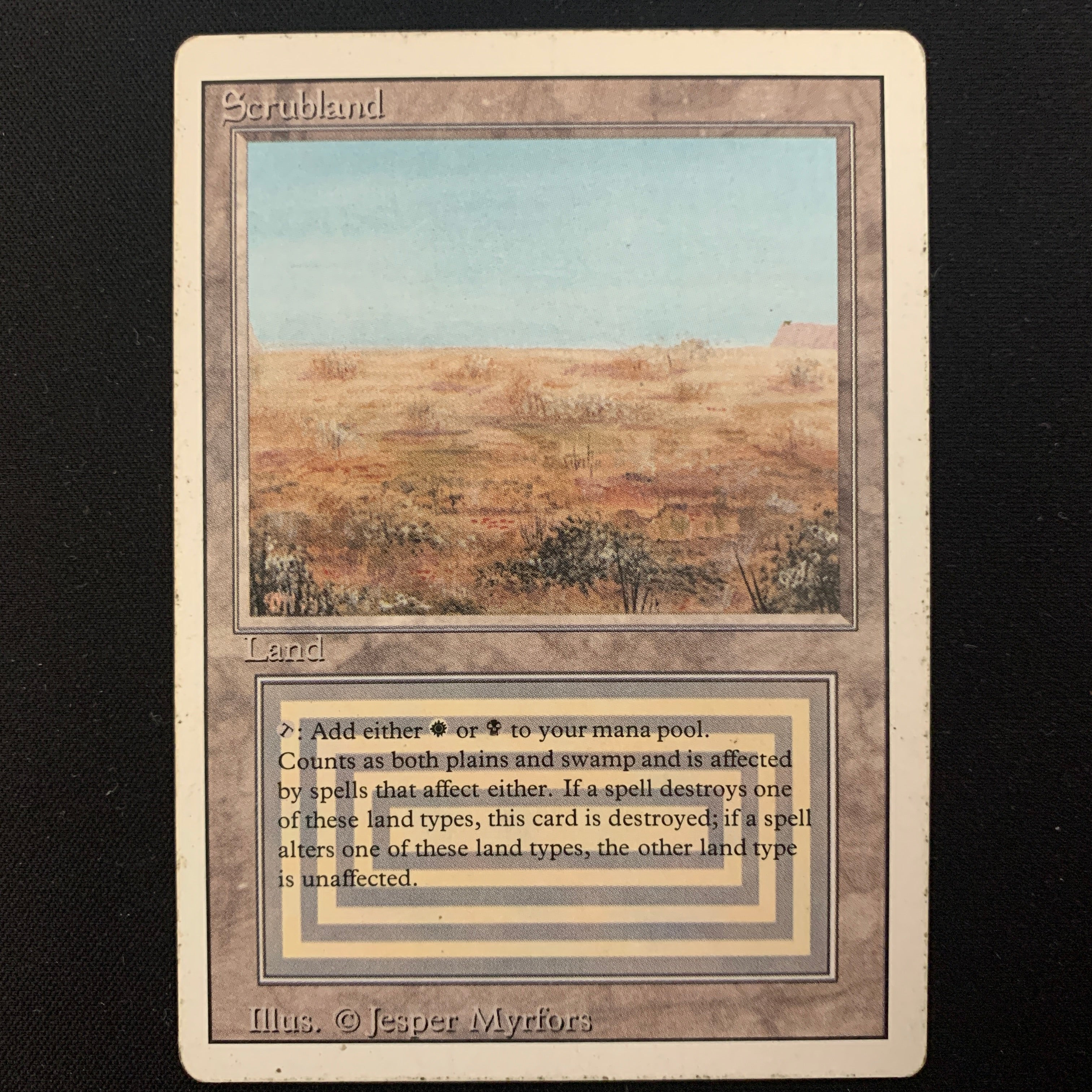 MTG Singles - Scrubland - Revised - PL - 24476