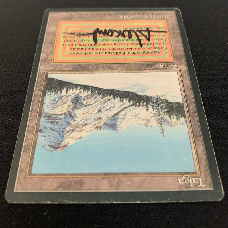MTG Singles - Taiga - Foreign Black Bordered - Italian - 