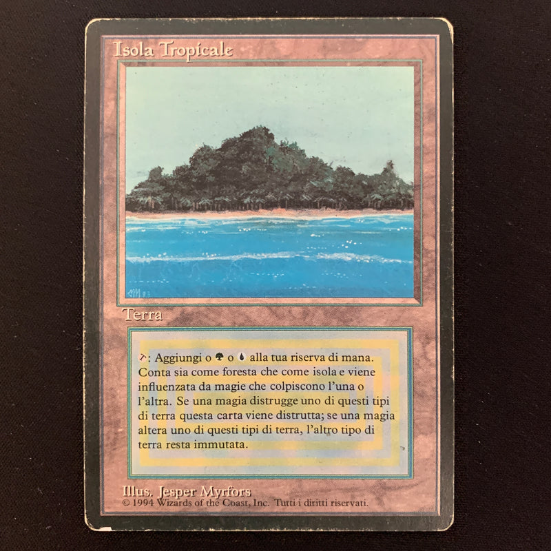 MTG Singles - Tropical Island - Foreign Black Bordered - Italian - PL - 24500