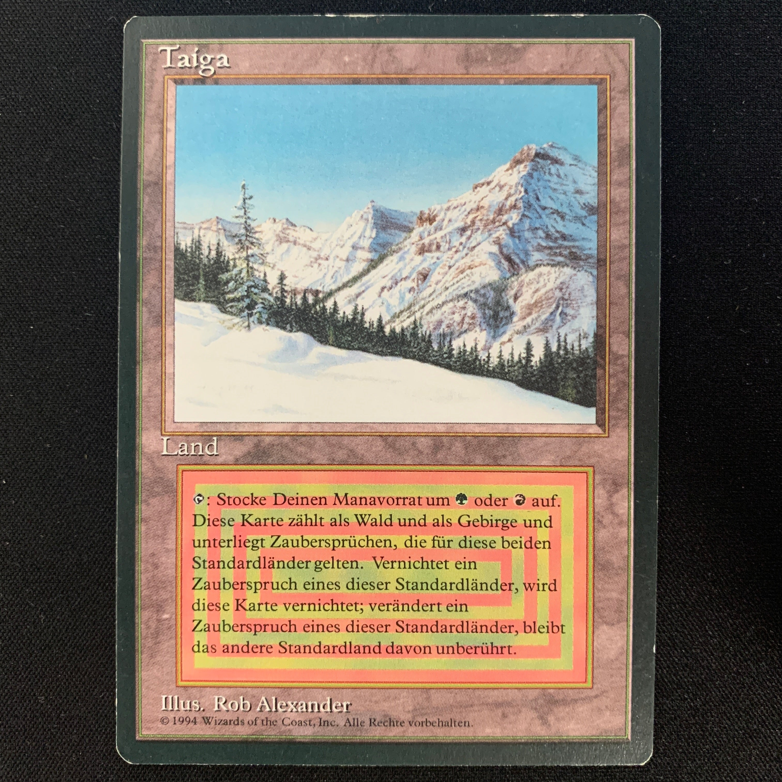 Taiga - Foreign Black Bordered