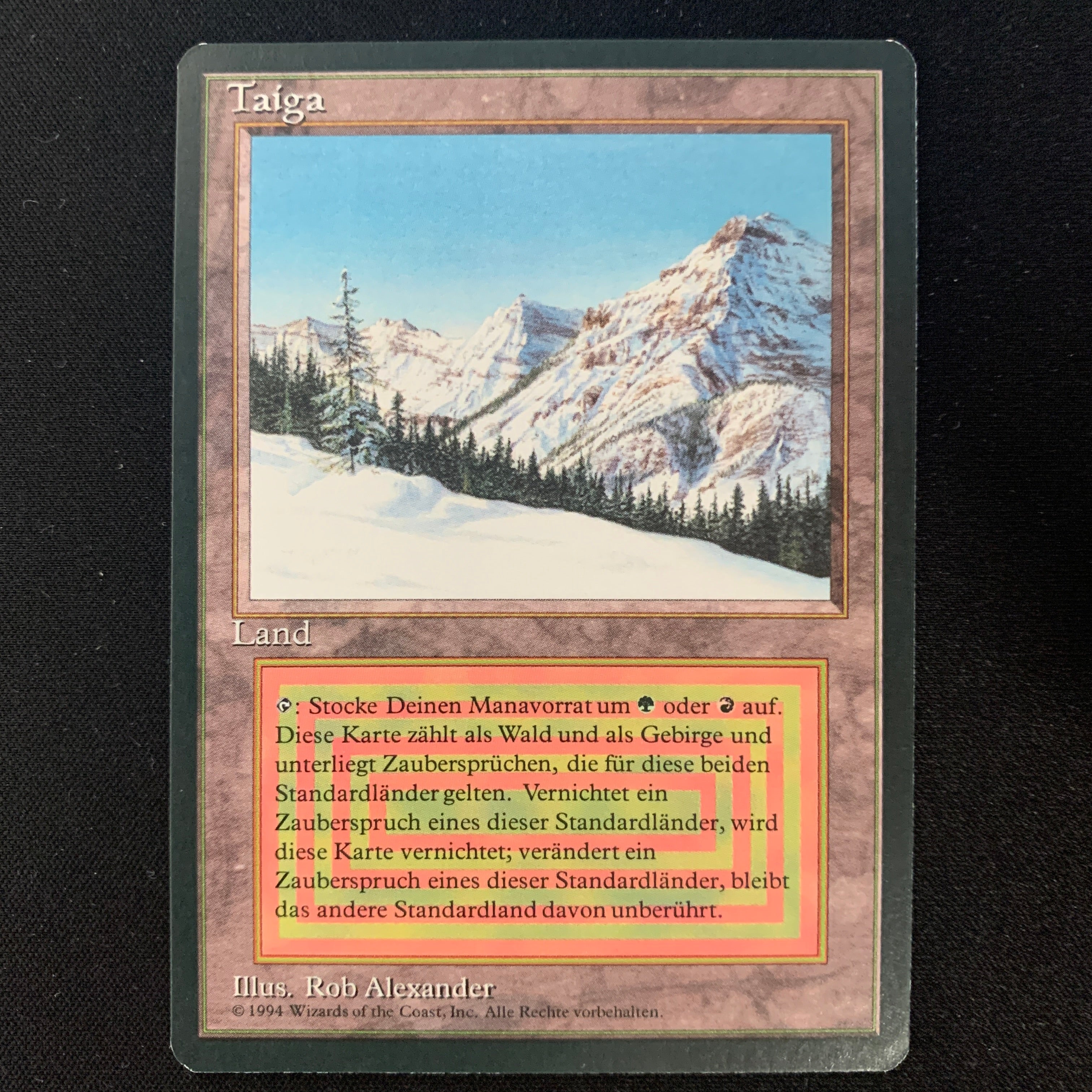 Taiga - Foreign Black Bordered