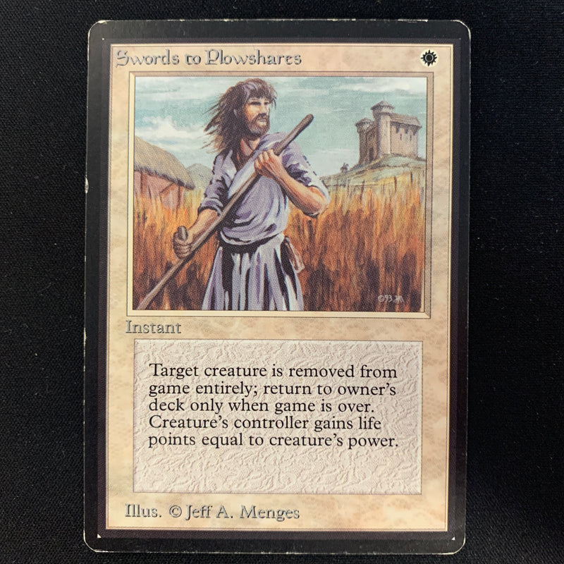 Magic the Gathering Swords to Plowshares - Beta LP - 24638