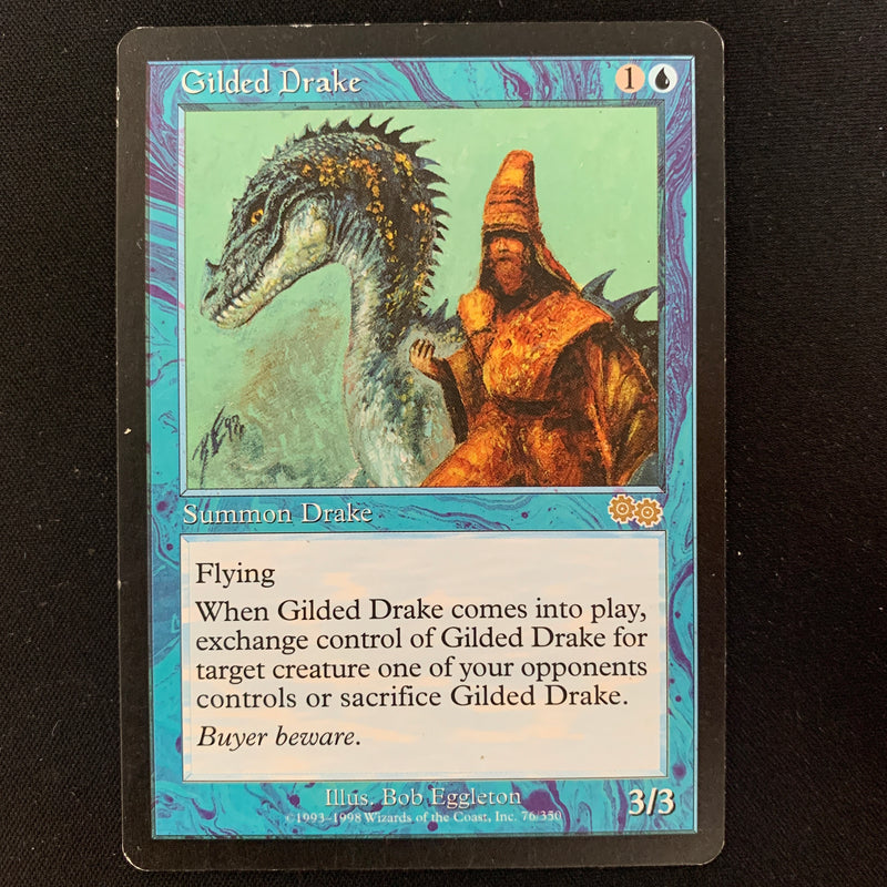 Magic the Gathering Gilded Drake - Urza's Saga English - GD - 24674