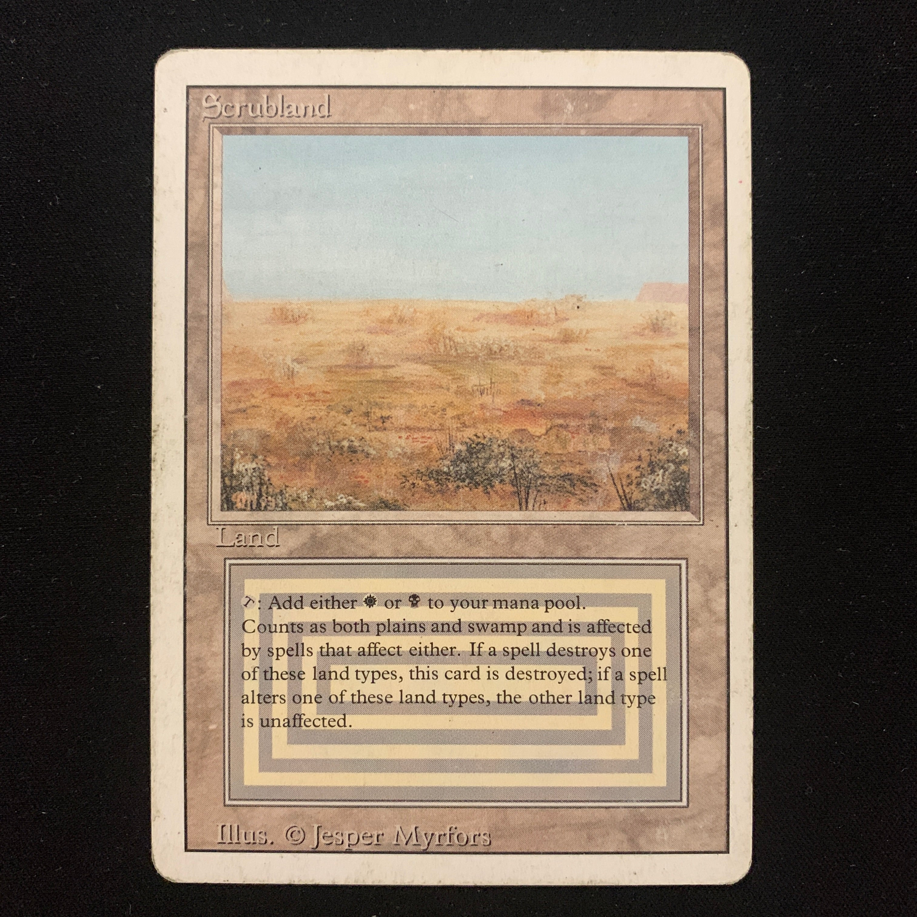 MTG Singles - Scrubland - Revised - PL - 24719