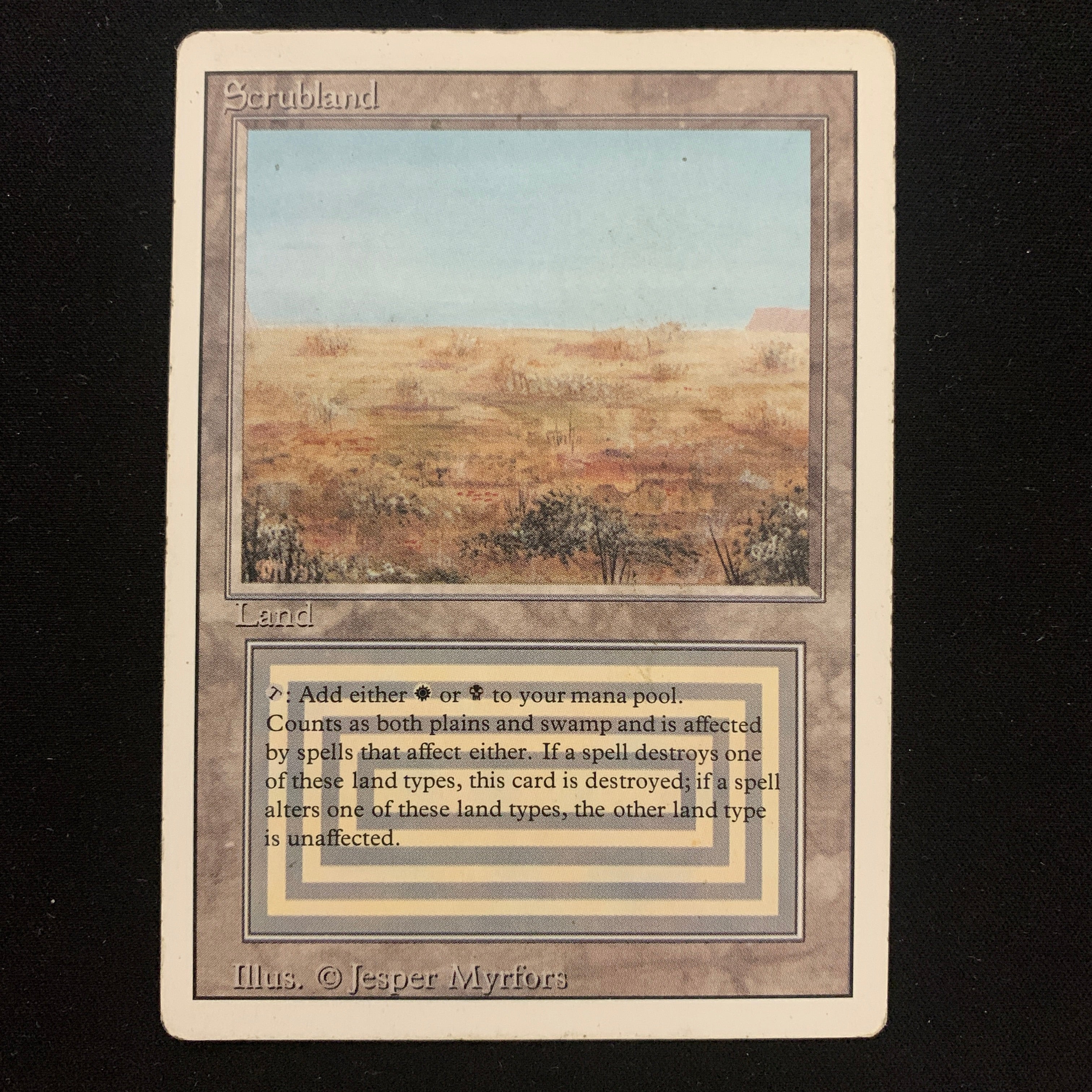 MTG Singles - Scrubland - Revised - PL - 24720