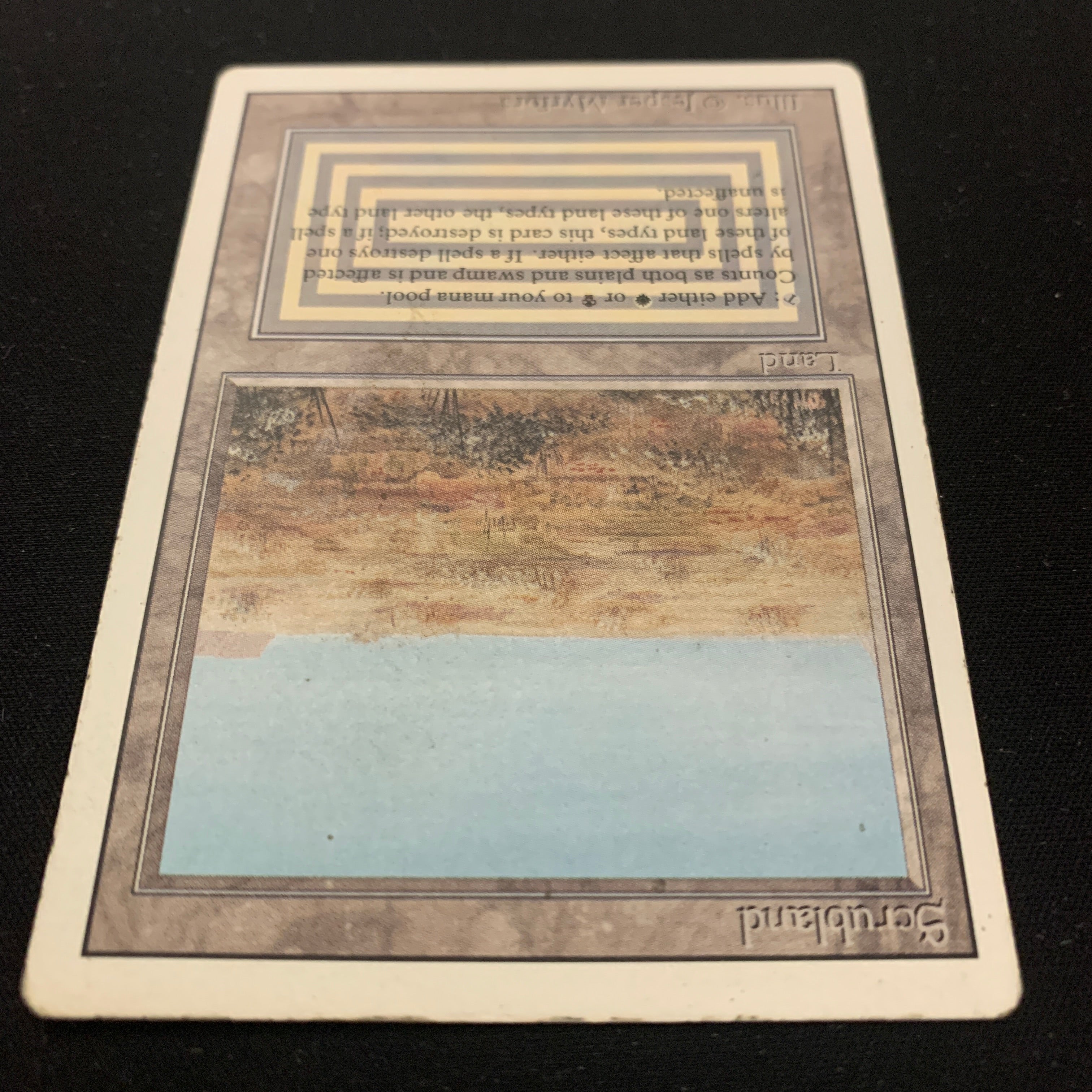 MTG Singles - Scrubland - Revised - 