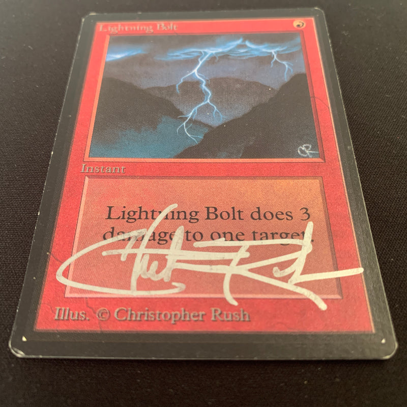 Magic the Gathering Lightning Bolt - Beta 