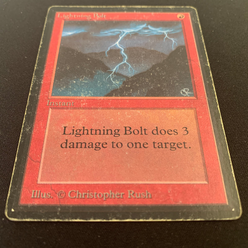 Magic the Gathering Lightning Bolt - Beta 