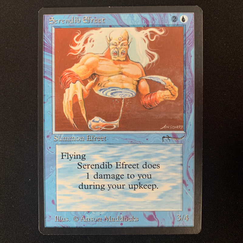 Magic the Gathering Serendib Efreet - Arabian Nights NM - 24795