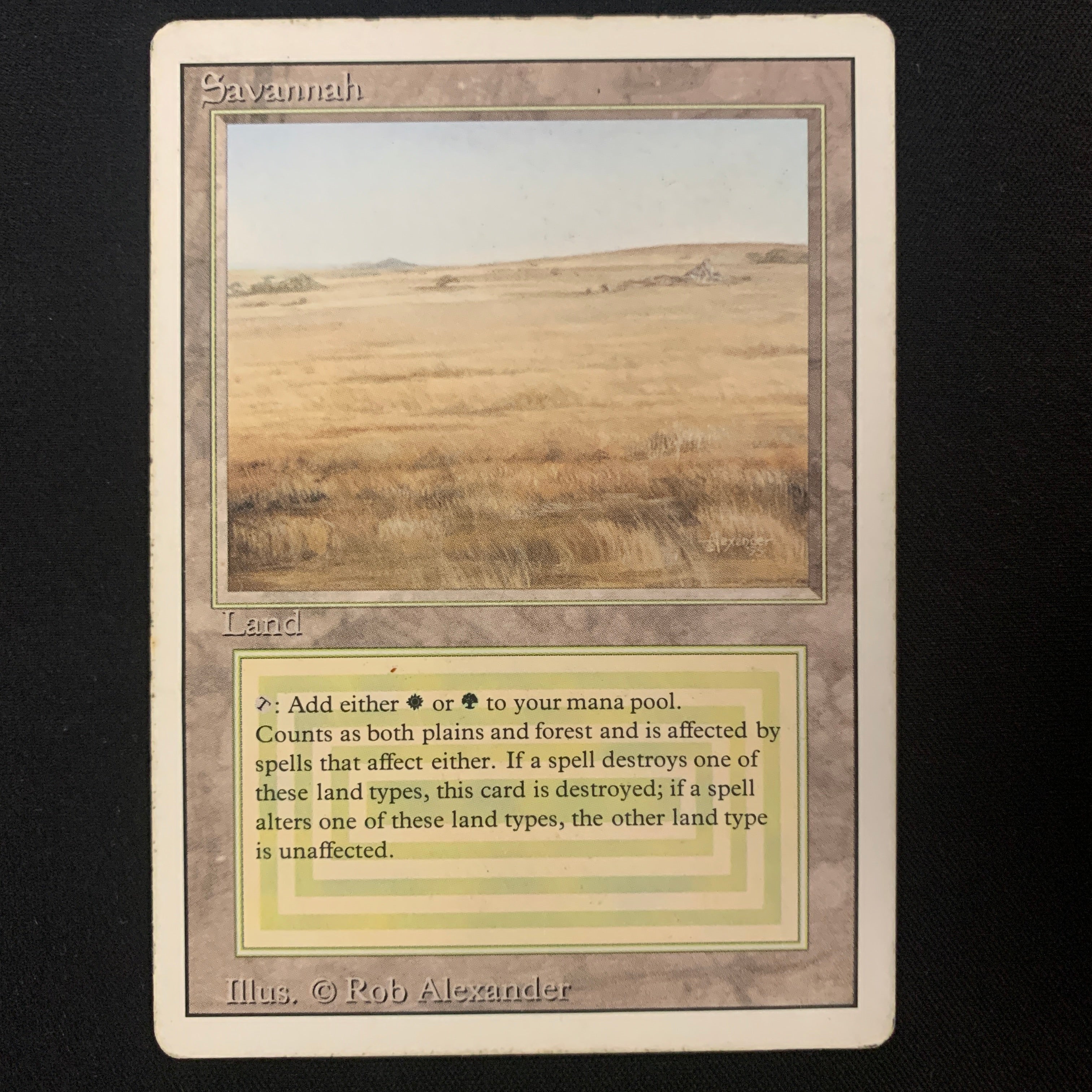 MTG Singles - Savannah - Revised - PL - BENT - 24852