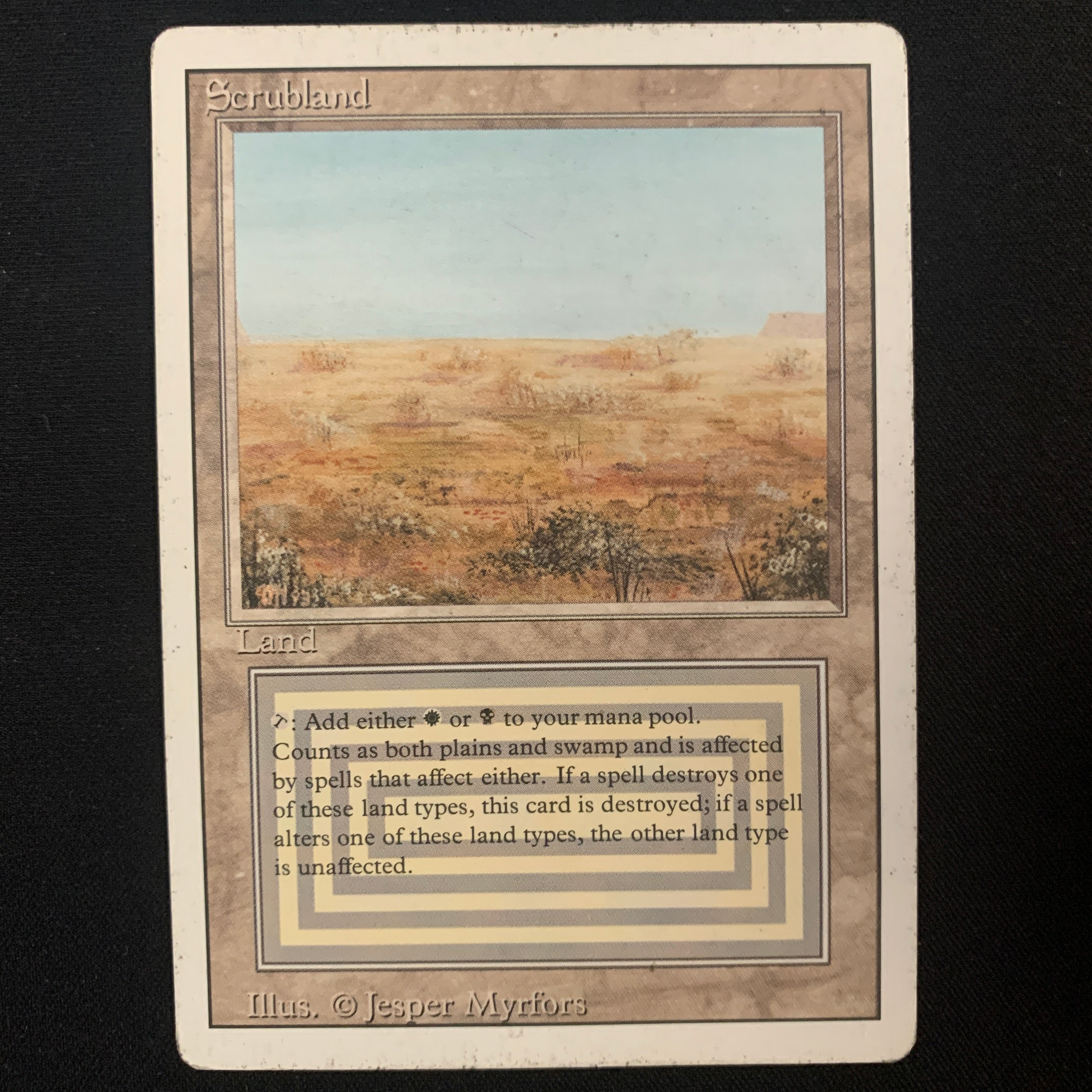 MTG Singles - Scrubland - Revised - PL - 24859