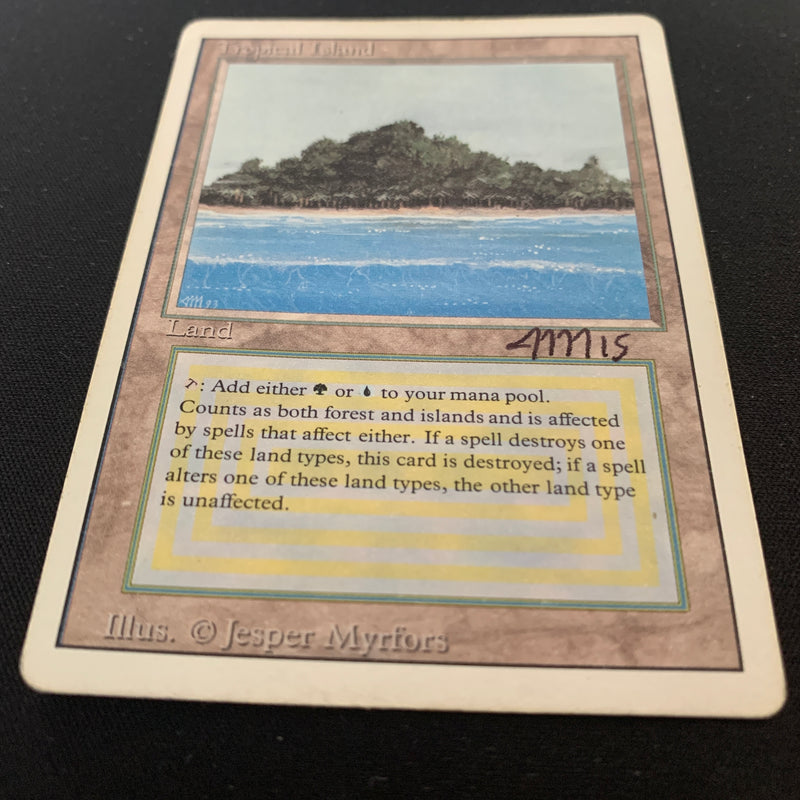 Magic the Gathering Tropical Island - Revised 