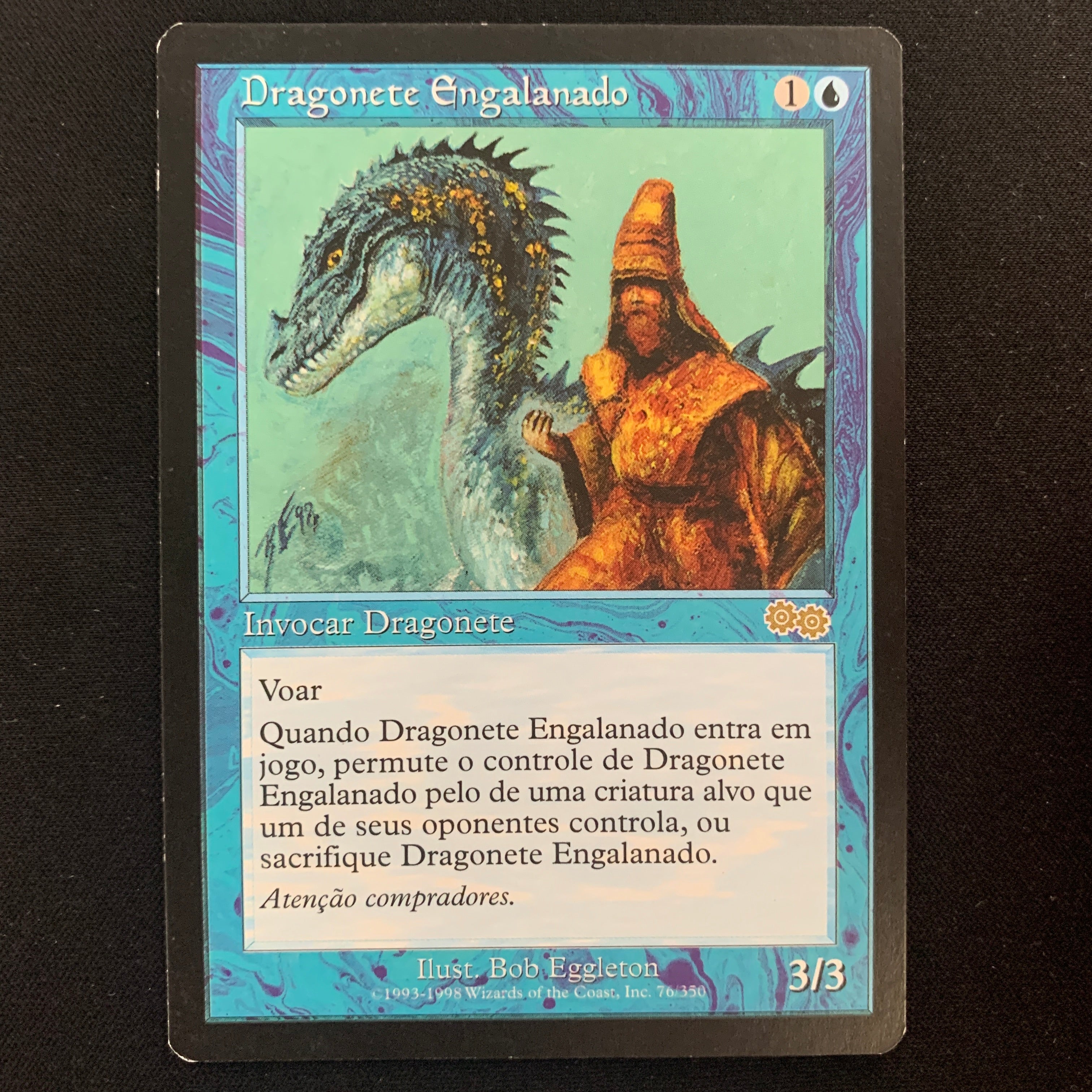 MTG Singles - Gilded Drake - Urza's Saga - Portuguese - EX - 24901